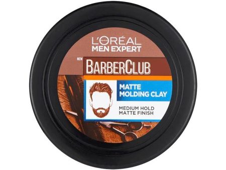 L Oréal Paris Men Expert Barber Club Matte Moulding Clay 75ml For Cheap