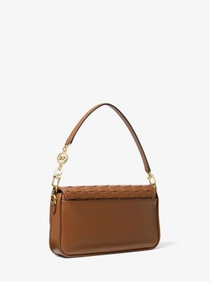 Bradshaw Small Woven Leather Shoulder Bag For Discount