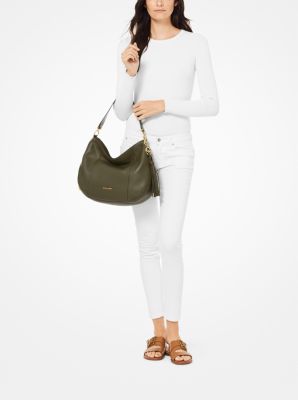 Brooke Large Pebbled Leather Shoulder Bag Online