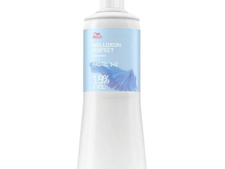 Wella Welloxon Perfect Pastel 1+2, 6 Volume Cream Developer 1 Liter Online Hot Sale