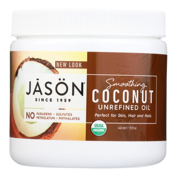 Jason Natural Products Coconut Oil - Organic - Virgin - 15 Fl Oz Fashion