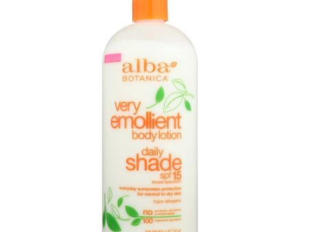 Alba Botanica - Very Emollient Natural Body Lotion Spf 15 - 32 Fl Oz on Sale