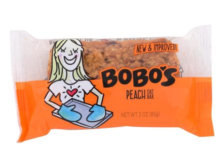 Bobo s Oat Bars - Bars - Peach - Case Of 12 - 3 Oz. Online Sale