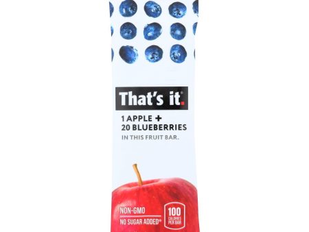 That s It Fruit Bar - Apple And Blueberry - Case Of 12 - 1.2 Oz on Sale