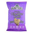 Vegan Rob s Dairy Free Puffs - Cheddar - Case Of 12 - 3.5 Oz Fashion