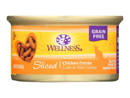 Wellness Pet Products Cat Food - Chicken Entr?e - Case Of 24 - 3 Oz. For Cheap