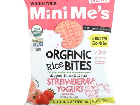 Woodstock Organic Strawberry Yogurt Rice Bites - Case Of 8 - 2.1 Oz Online Sale