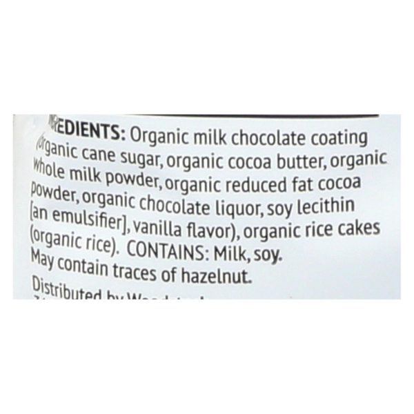 Woodstock Organic Milk Chocolate Rice Bites - Case Of 8 - 2.1 Oz Online now