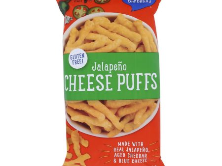 Barbara s Bakery - Cheese Puffs - Jalapeno - Case Of 12 - 7 Oz. Online