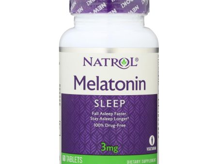 Natrol Melatonin - 3 Mg - 60 Tablets Online Sale