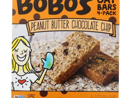 Bobo s Oat Bars - Oat Bar - Peanut Butter Chocolate Chip - Case Of 6 - 4 Pk Cheap