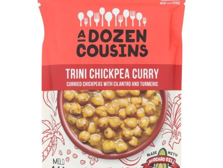 A Dozen Cousins - Ready To Eat Beans - Trini Chickpea Curry - Case Of 6 - 10 Oz. Online Hot Sale