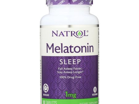 Natrol Melatonin Time Release - 1 Mg - 90 Tablets on Sale