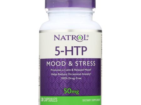 Natrol 5-htp - 50 Mg - 30 Caps Hot on Sale