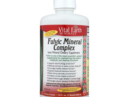 Vital Earth Minerals Fulvic Mineral Complex - 32 Fl Oz Online