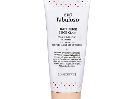 EVO FABULOSO LIGHT BEIGE COLOUR BOOSTING TREATMENT 220ML Online Sale