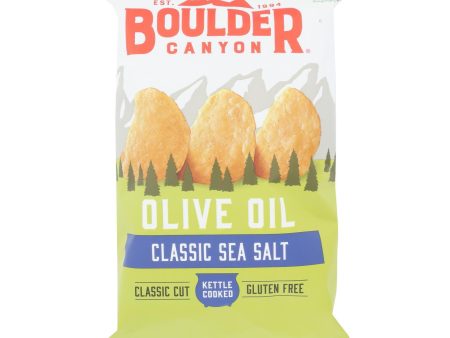 Boulder Canyon - Kettle Chips - Olive Oil - Case Of 12 - 6.5 Oz. Supply