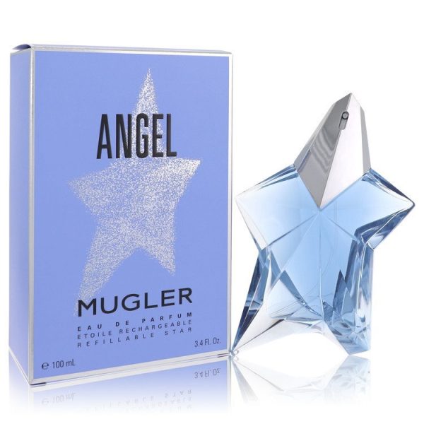 Angel by Thierry Mugler Standing Star Eau De Parfum Spray Refillable 3.4 oz (Women) Supply