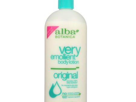 Alba Botanica - Very Emollient Body Lotion - Original - 32 Fl Oz Online now