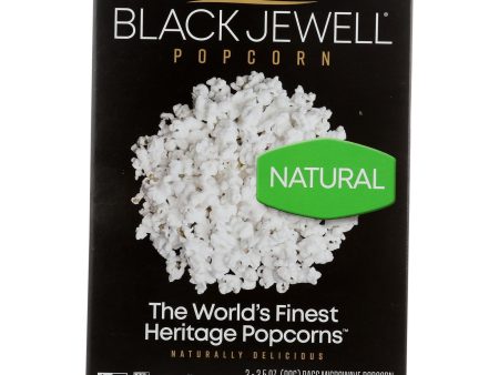 Black Jewell Microwave Popcorn - Natural - Case Of 6 - 10.5 Oz. Online