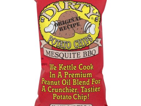 Dirty Chips - Potato Chips - Mesquite Bbq - Case Of 25 - 2 Oz. Online