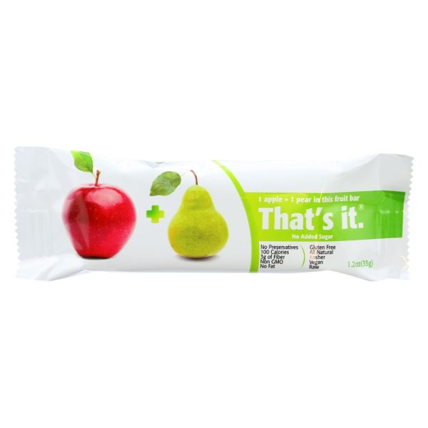 That s It Fruit Bar - Apple And Pear - Case Of 12 - 1.2 Oz Online now