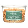 Aurora Natural Products - Organic Roasted Salted Cashews - Case Of 12 - 9 Oz. Sale