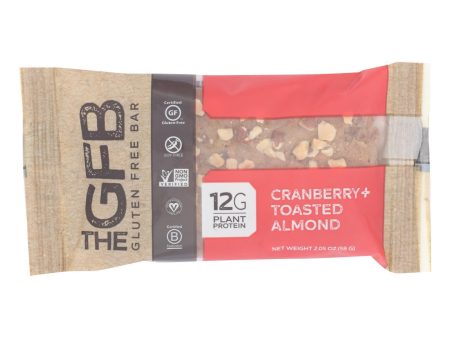 The Gluten Freeb Bar - Cranberry Toasted Almond - Gluten Free - Case Of 12 - 2.05 Oz Sale