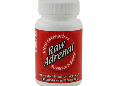 Ultra Glandulars Raw Adrenal - 200 Mg - 60 Tablets Online now