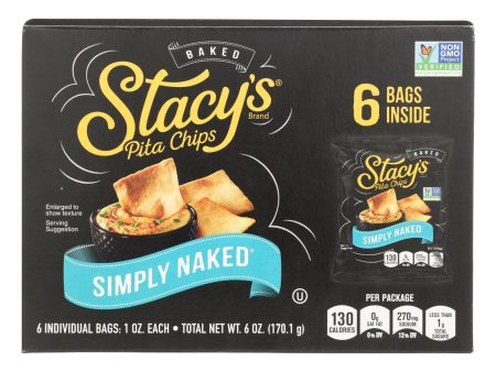 Stacey s Pita Chips - Simply Naked - 1 Oz - Case Of 72 Sale