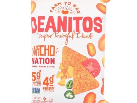 Beanitos - White Bean Chips - Nacho Nation - Case Of 6 - 4.5 Oz. For Cheap