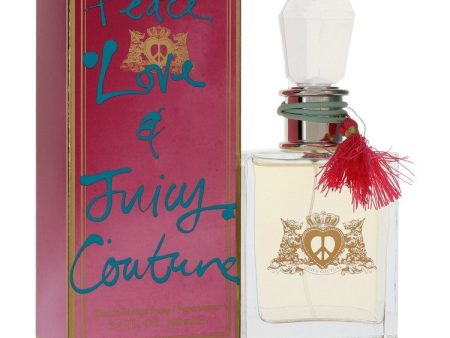 Peace Love & Juicy Couture by Juicy Couture Eau De Parfum Spray 3.4 oz (Women) For Discount