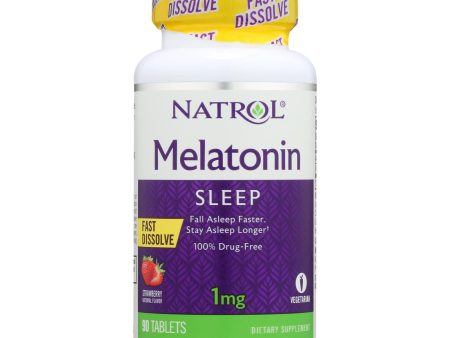 Natrol Fast Dissolving Melatonin - 1 Mg - 90 Tabs For Discount