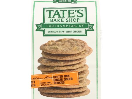 Tate s Bake Shop Ginger Zinger Cookies - Case Of 12 - 7 Oz. Sale