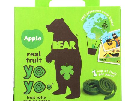 Bear Real Fruit Yoyo Snack - Apple - Case Of 6 - 3.5 Oz. Online Hot Sale