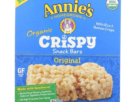 Annie s Homegrown Snack Bar - Original - Case Of 8 - 3.9 Oz. Online