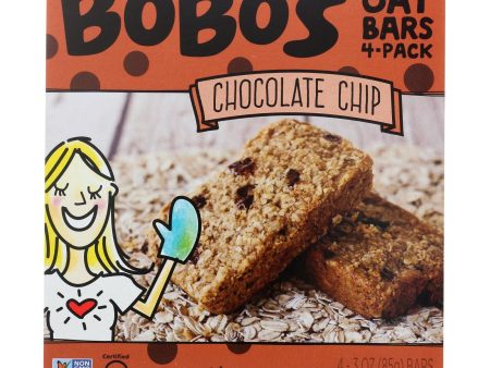 Bobo s Oat Bars - Oat Bar - Chocolate Chip - Case Of 6 - 4 Pk Sale