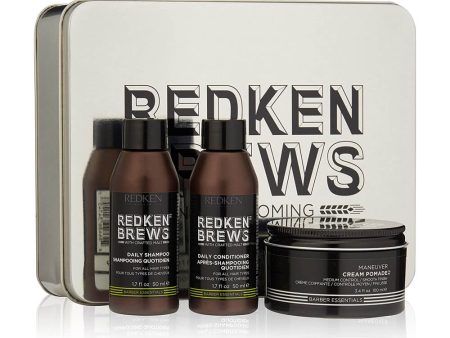 Redken Brews Smooth It Out Polished Finish Grooming Kit For Men Online