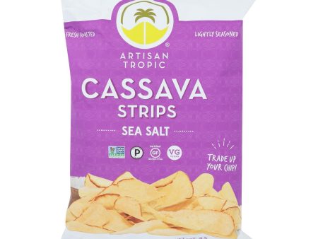 Artisan Tropic Cassava Strips - Sea Salt - Case Of 12 - 4.5 Oz. For Discount