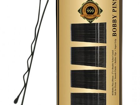 PREMIUM PIN COMPANY 999 2  BOBBY PINS BLACK 60PACK Online Hot Sale