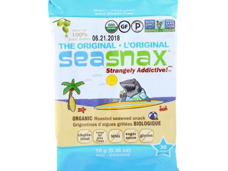 Seasnax Organic Classic Single - 5 Full Sheets - Case Of 12 - 0.36 Oz. Online Sale