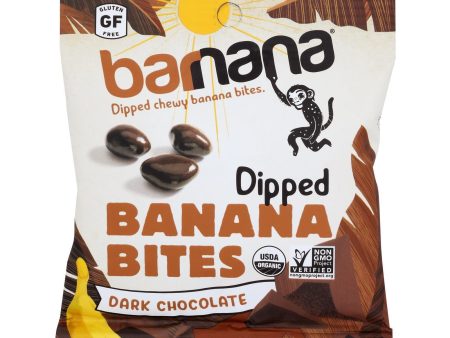 Barnana Organic Chewy Banana Bites - Chocolate - Case Of 12 - 1.4 Oz Supply