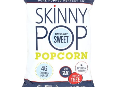 Skinnypop Popcorn Skinny Pop - Naturally Sweet - Case Of 12 - 4.4 Oz. Hot on Sale