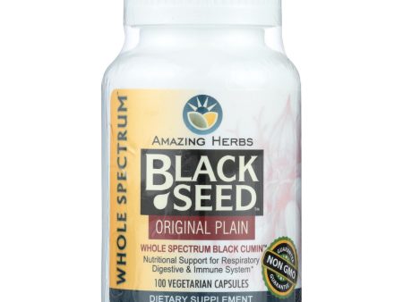 Amazing Herbs - Black Seed - 100 Capsules Supply