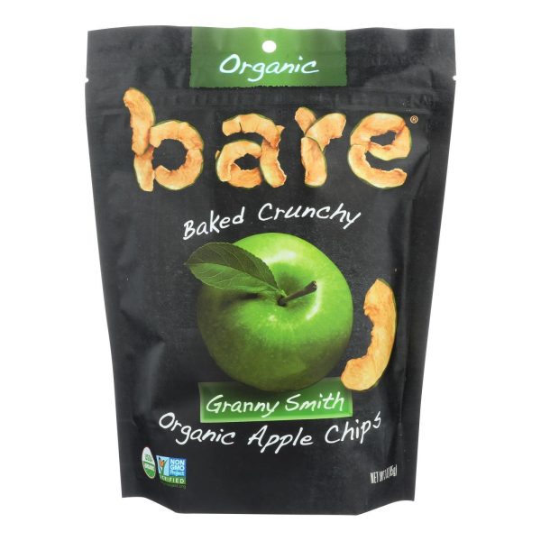 Bare Fruit Organic Bare Apple Chips - Case Of 12 - 3 Oz. Supply