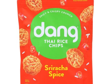 Dang - Sticky Rice Chips - Sriracha - Case Of 12 - 3.50 Oz Online Hot Sale