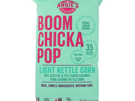 Angie s Kettle Corn Boom Chicka Pop Lightly Sweet Popcorn - Case Of 12 - 5 Oz. Cheap