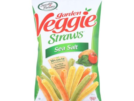 Sensible Portions Garden Veggie Straws - Sea Salt - Case Of 12 - 5 Oz. Cheap