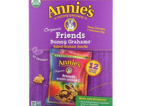 Annie s Homegrown Snack Pack - Organic - Bunny Grahms - Frd - 12 - Case Of 4 - 12 1 Oz Supply