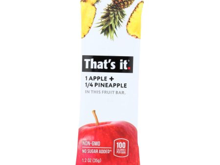 That s It Fruit Bar - Apple And Pinapple - Case Of 12 - 1.2 Oz Online Hot Sale